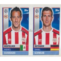 CL1617 - Sticker - PSV10+11 - Andres Guardado+Daniel...