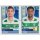 CL1617 - Sticker - QFB07+08 - Nir Bitton+Kolo Toure [Celtic FC]