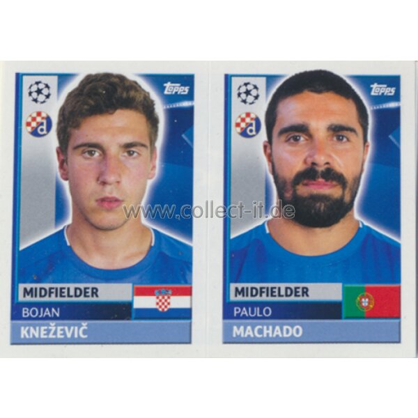 CL1617 - Sticker - QFC11+12 - Bojan Knezevic+Paulo Machado [GNK Dinamo Zagreb]