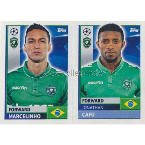CL1617 - Sticker - QFF13+14 - Marcelinho+Jonathan Cafu [PFC Ludogorets Razgrad]