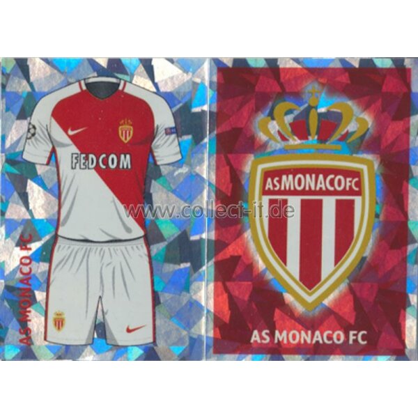 CL1617 - Sticker - QFH01+02 - Trikot+Logo [AS Monaco FC]