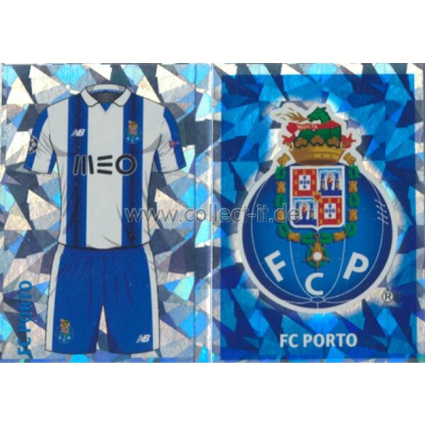 CL1617 - Sticker - QFJ01+02 - Trikot+Logo [FC Porto]