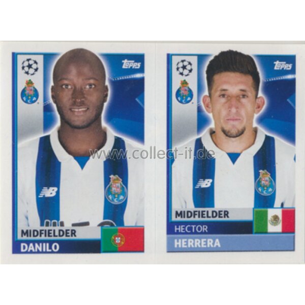 CL1617 - Sticker - QFJ09+10 - Danilo+Hector Herrera [FC Porto]