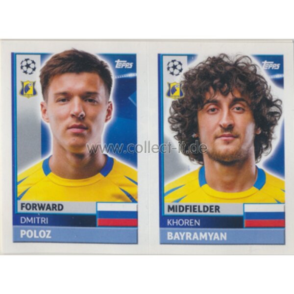 CL1617 - Sticker - QFK13+14 - Dmitri Poloz+Khoren Bayramyan [FC Rostov]