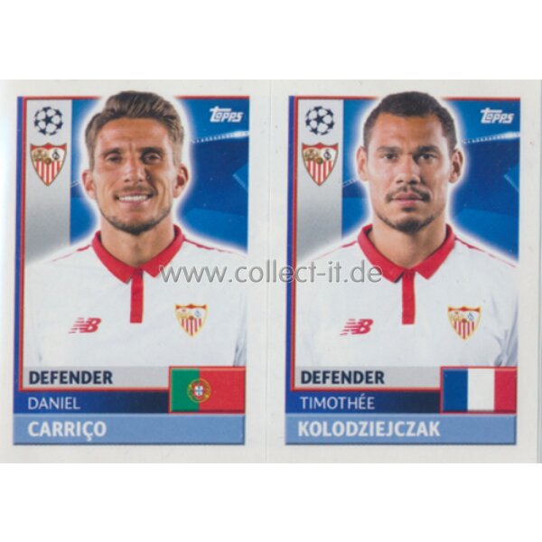 CL1617 - Sticker - SEV16+17 - Yevhen Konoplyanka+Vitolo [Sevilla FC]