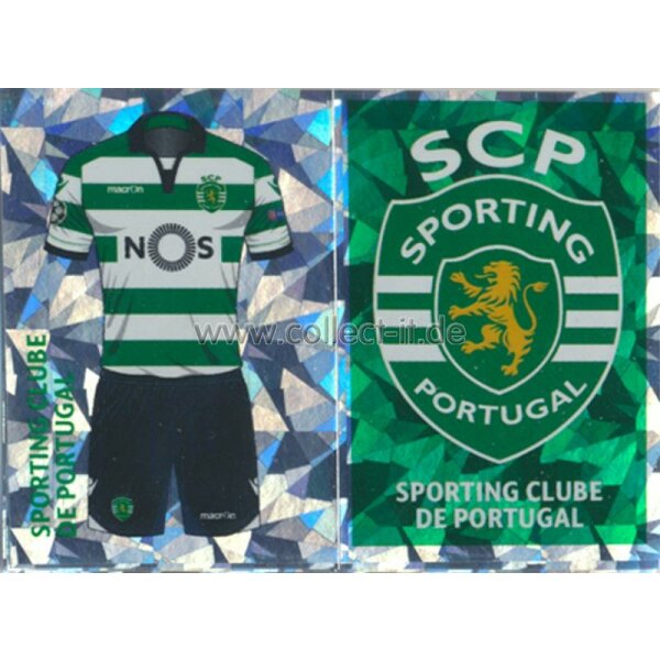 CL1617 - Sticker - SPO01+02 - Trikot+Logo [Sporting Clube De Portugal]