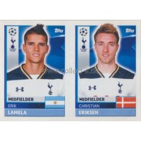 CL1617 - Sticker - TOT14+15 - Erik Lamela+Christian...