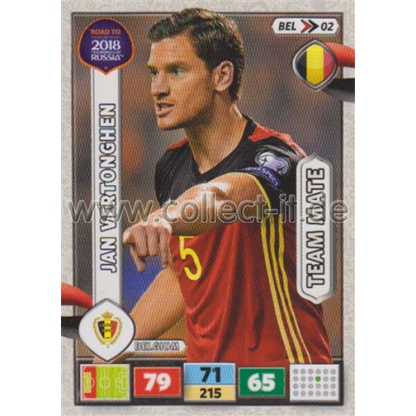 BEL02 - Jan Vertonghen - ROAD TO WM 2018 - Team Mates