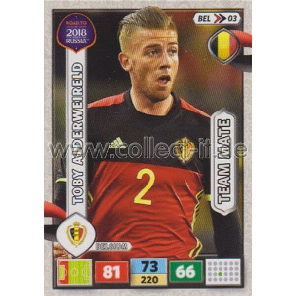 BEL03 - Toby Alderweireld - ROAD TO WM 2018 - Team Mates