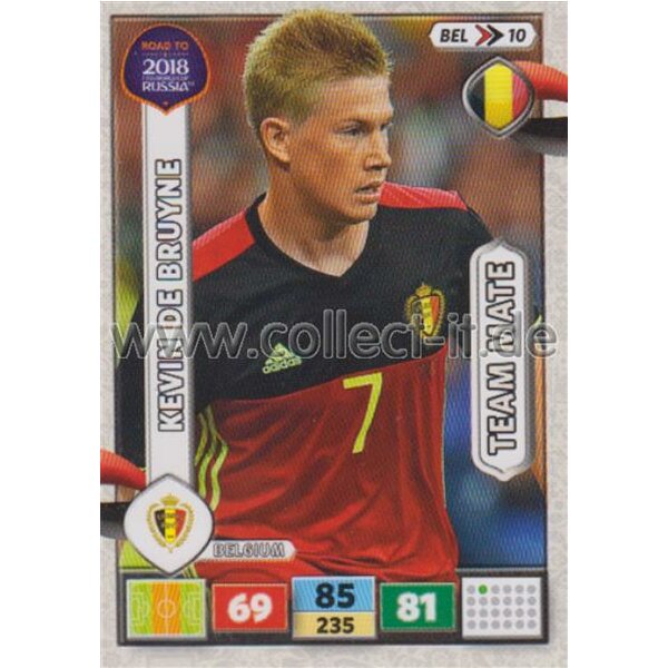 BEL10 - Kevin de Bruyne - ROAD TO WM 2018 - Team Mates