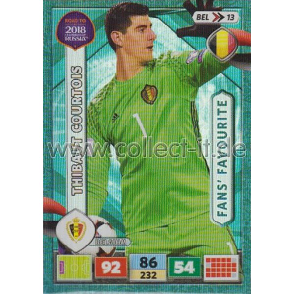 BEL13 - Thibaut Courtois - ROAD TO WM 2018 - Fan\s Favourite