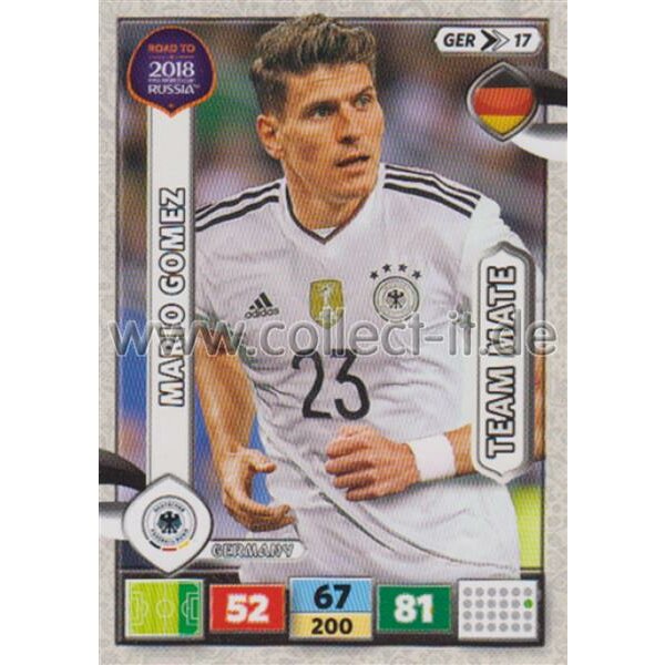 GER17 - Mario Gomez - ROAD TO WM 2018 - Team Mates