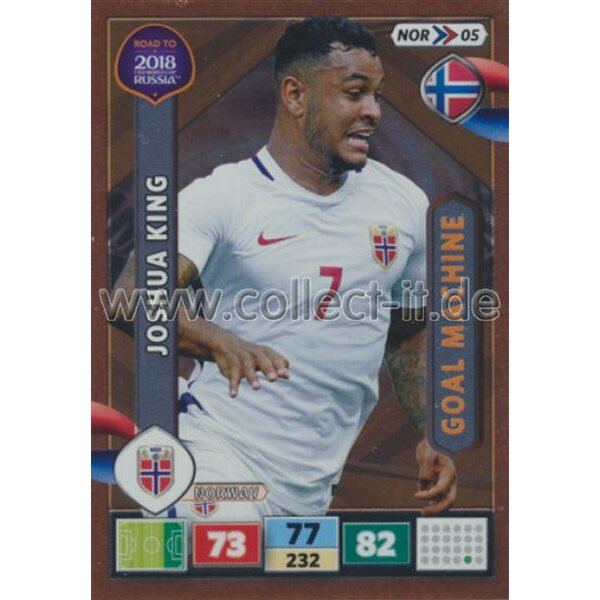 NOR05 - Joshua King - ROAD TO WM 2018 - Goal Machine