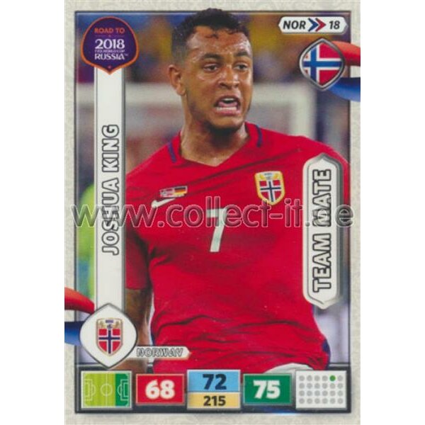 NOR18 - Joshua King - ROAD TO WM 2018 - Team Mates