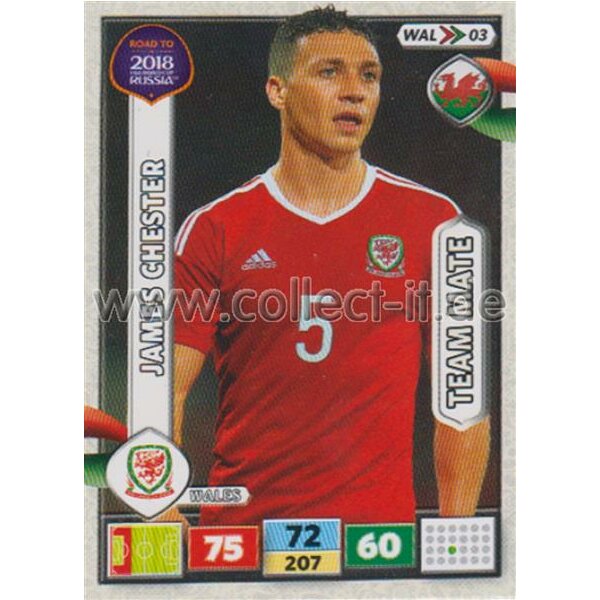 WAL03 - James Chester - ROAD TO WM 2018 - Team Mates