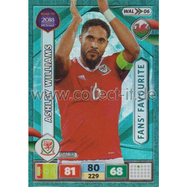 WAL06 - Ashley Williams - ROAD TO WM 2018 - Fan\s Favourite