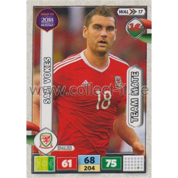 WAL17 - Sam Vokes - ROAD TO WM 2018 - Team Mates