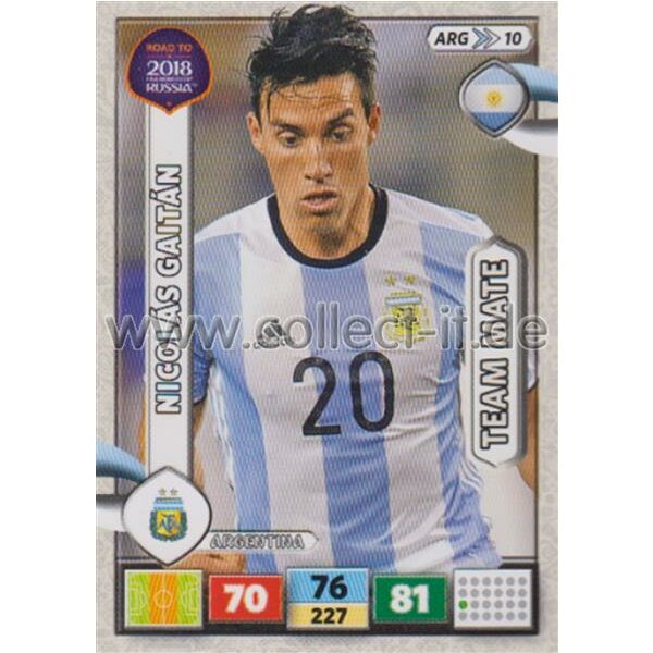 ARG10 - Nicolas Gaitan - ROAD TO WM 2018 - Team Mates