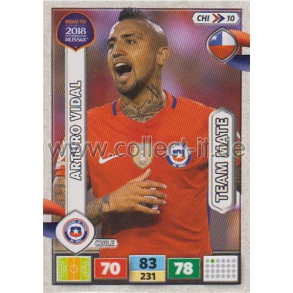 CHI10 - Arturo Vidal - ROAD TO WM 2018 - Team Mates