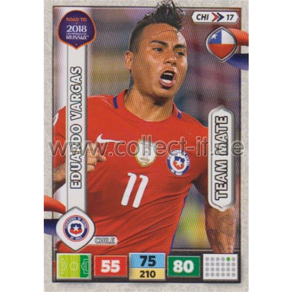 CHI17 - Eduardo Vargas - ROAD TO WM 2018 - Team Mates