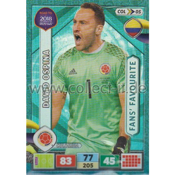 COL05 - David Ospina - ROAD TO WM 2018 - Fan\s Favourite
