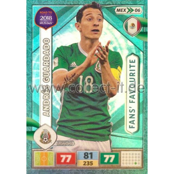 MEX06 - Andrés Guardado - ROAD TO WM 2018 - Fan\s Favourite