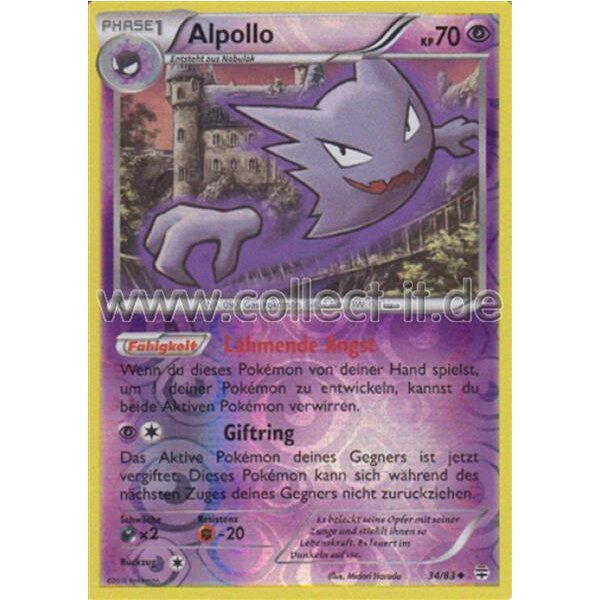 34/83 Alpollo - Reverse Holo - Generationen