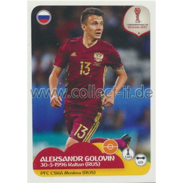 Confederations Cup 2017 - Sticker 48 - Aleksandr Golovin