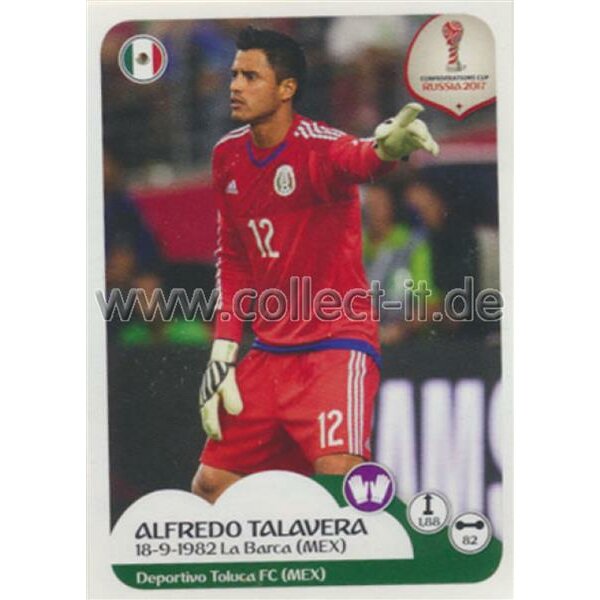 Confederations Cup 2017 - Sticker 118 - Alfredo Talavera