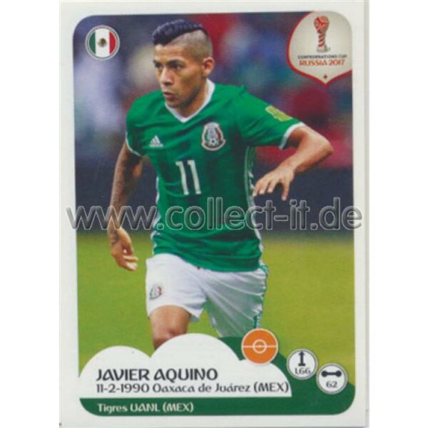 Confederations Cup 2017 - Sticker 131 - Javier Aquino