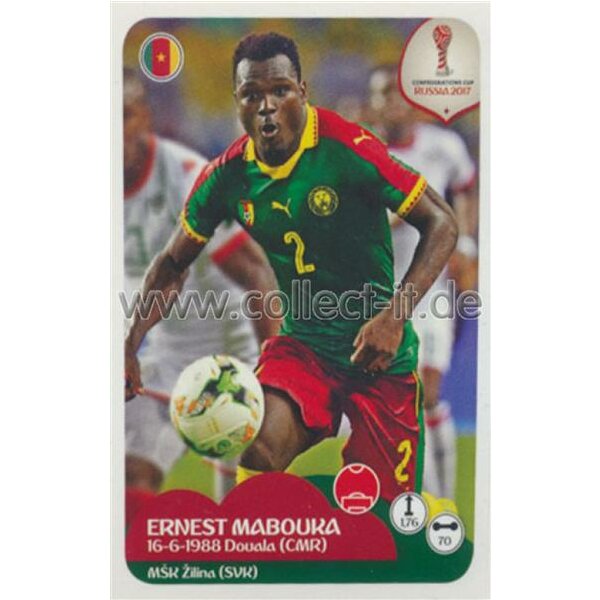 Confederations Cup 2017 - Sticker 154 - Ernest Mabouka
