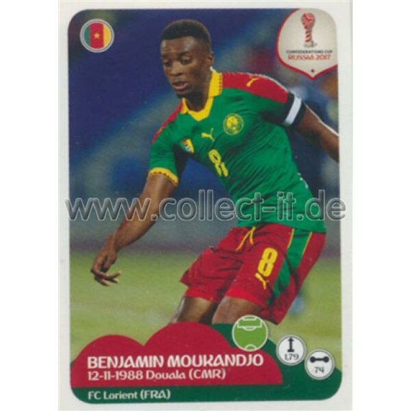 Confederations Cup 2017 - Sticker 169 - Benjamin Moukandjo