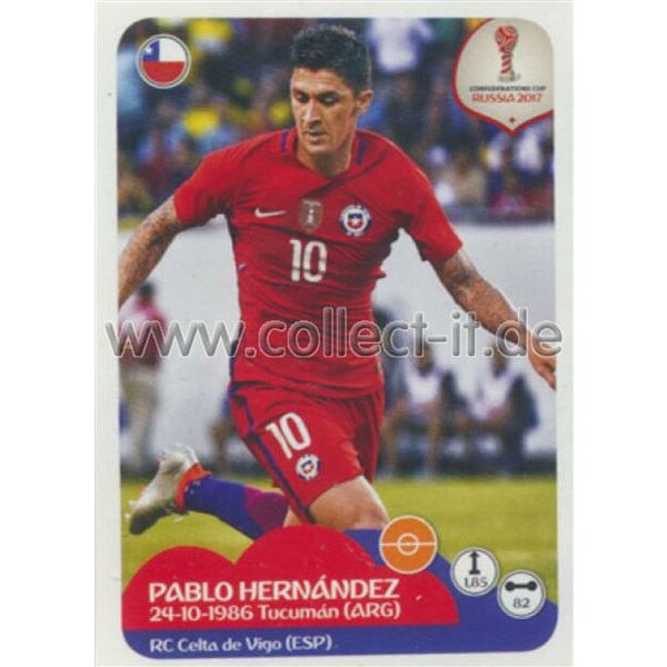 Confederations Cup 2017 - Sticker 186 - Pablo Hernandez