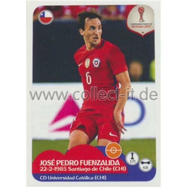 Confederations Cup 2017 - Sticker 190 - Jose Pedro Fuenzalida