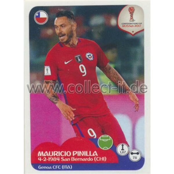 Confederations Cup 2017 - Sticker 198 - Mauricio Pinilla