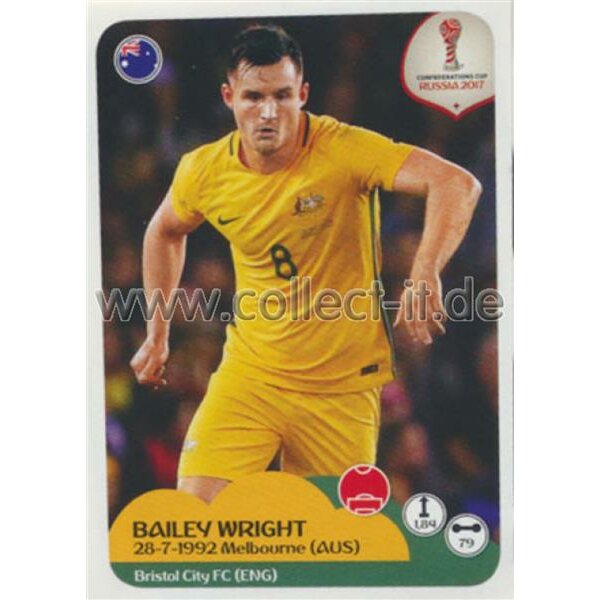 Confederations Cup 2017 - Sticker 212 - Bailey Wright