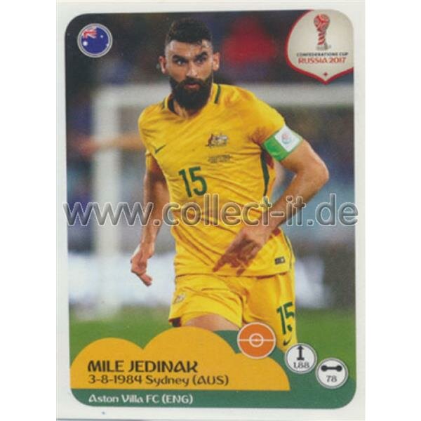 Confederations Cup 2017 - Sticker 216 - Mile Jedinak