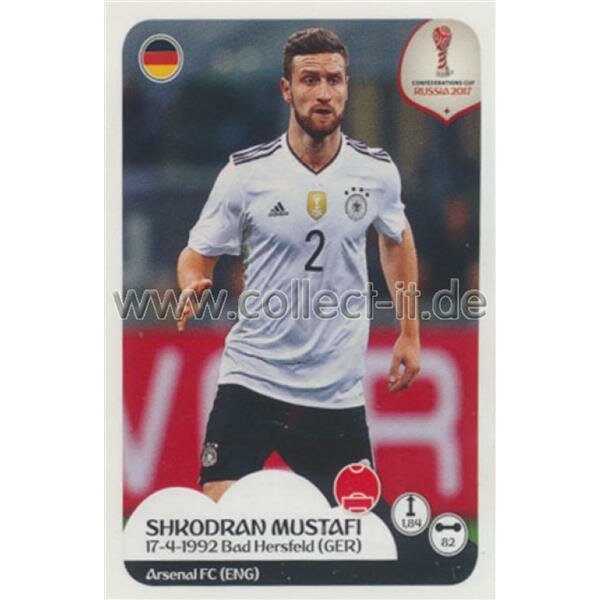 Confederations Cup 2017 - Sticker 241 - Shkodran Mustafi