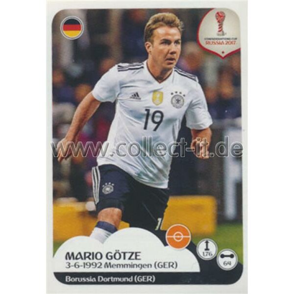 Confederations Cup 2017 - Sticker 247 - Mario Götze