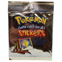 Pokemon Artbox Sammelsticker - 1 Tüte (10 Sticker)