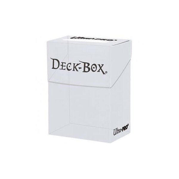 Ultra Pro Deck Box - White (weiss-halbtransparent)