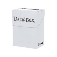 Ultra Pro Deck Box - White (weiss-halbtransparent)