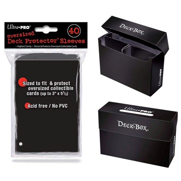 Ultra Pro Deck Box - Schwarz Oversized