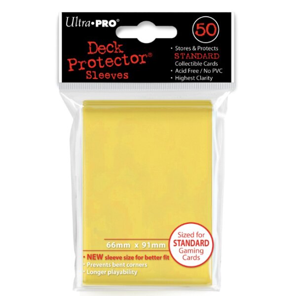Ultra Pro - Deck Protector Sleeves - yellow