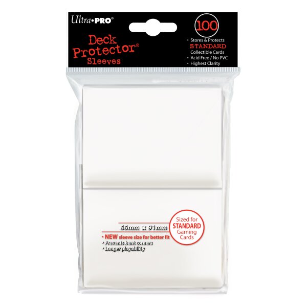 Ultra Pro - Deck Protector Sleeves - weiß (100 Stk.)