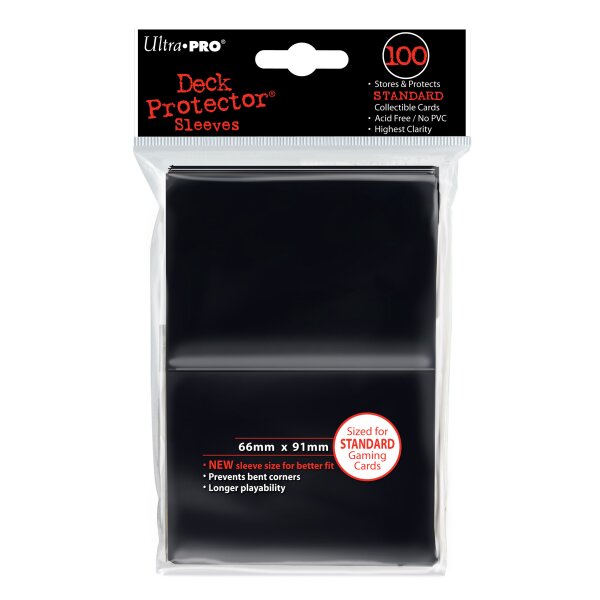 Ultra Pro - 100 Deck Protector Sleeves - Schwarz