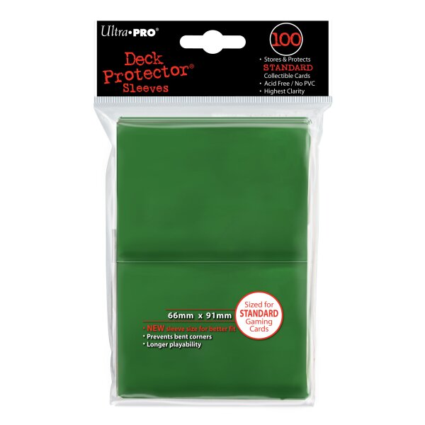 Ultra Pro - Deck Protector Sleeves - grün (100 Stück)