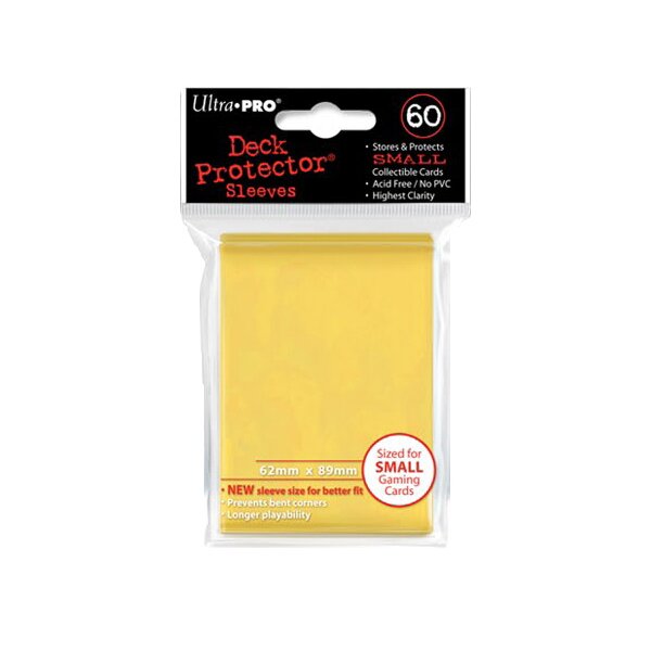 Ultra Pro - Deck Protector Sleeves - Gelb (60 Stk.)