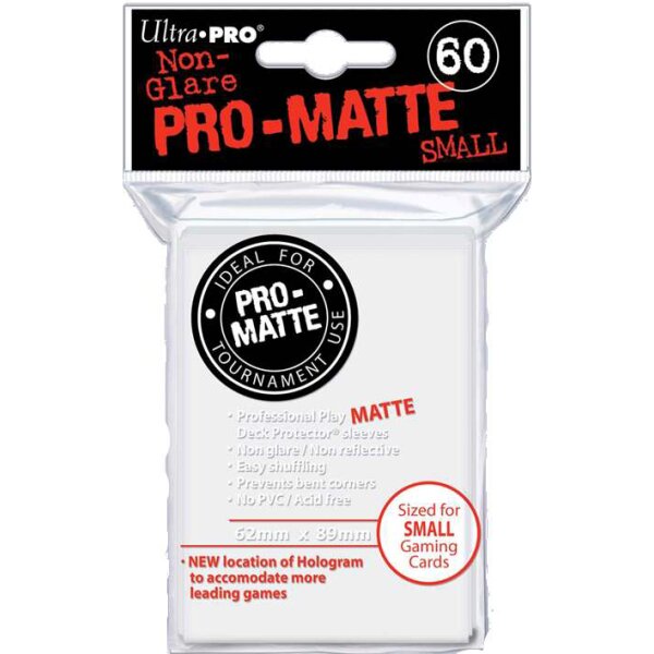Ultra Pro - Non-Glare Pro-Matte Sleeves - Weiß