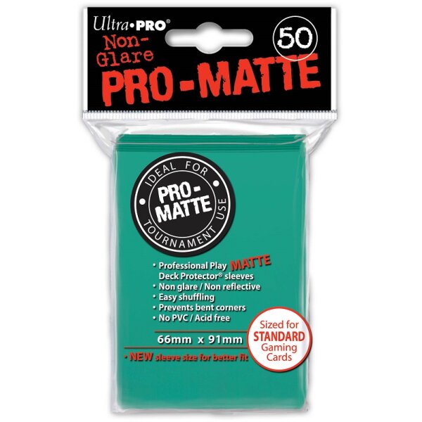 Ultra Pro - Non-Glare Pro-Matte Sleeves - Aqua